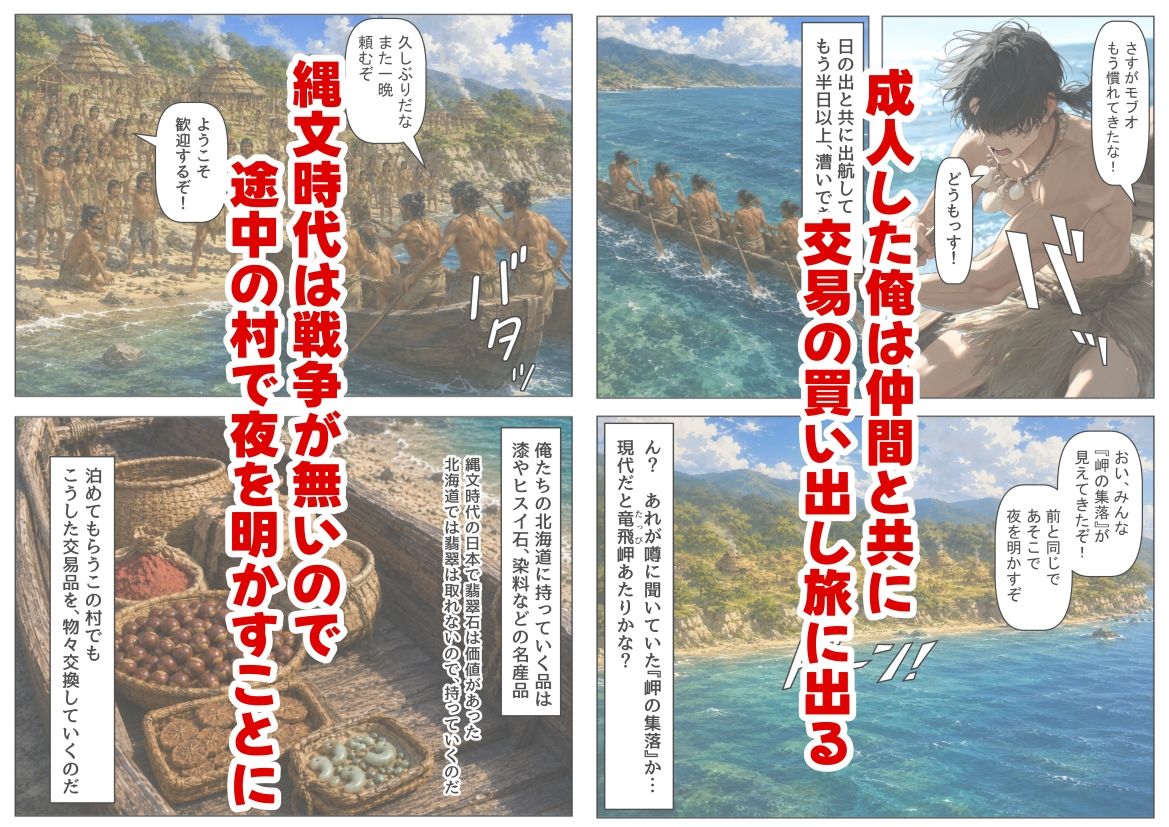 縄文時代に俺が転生したら、性風習が叡智すぎた件 - サンプル画像 2