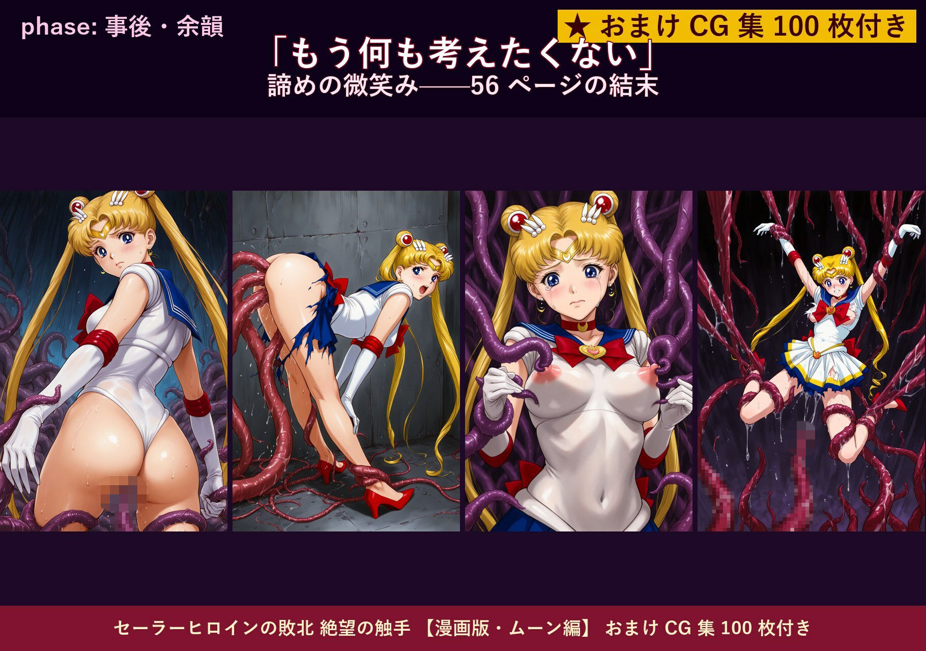 セーラーヒロインの敗北  絶望の触手  月のプリンセス編 - サンプル画像 10