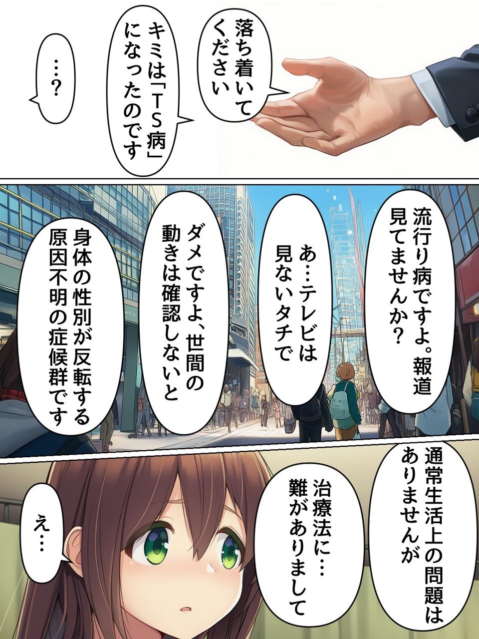 TS病で女体化しちゃった男子が治療の為セックスするハメになった話 - サンプル画像 4