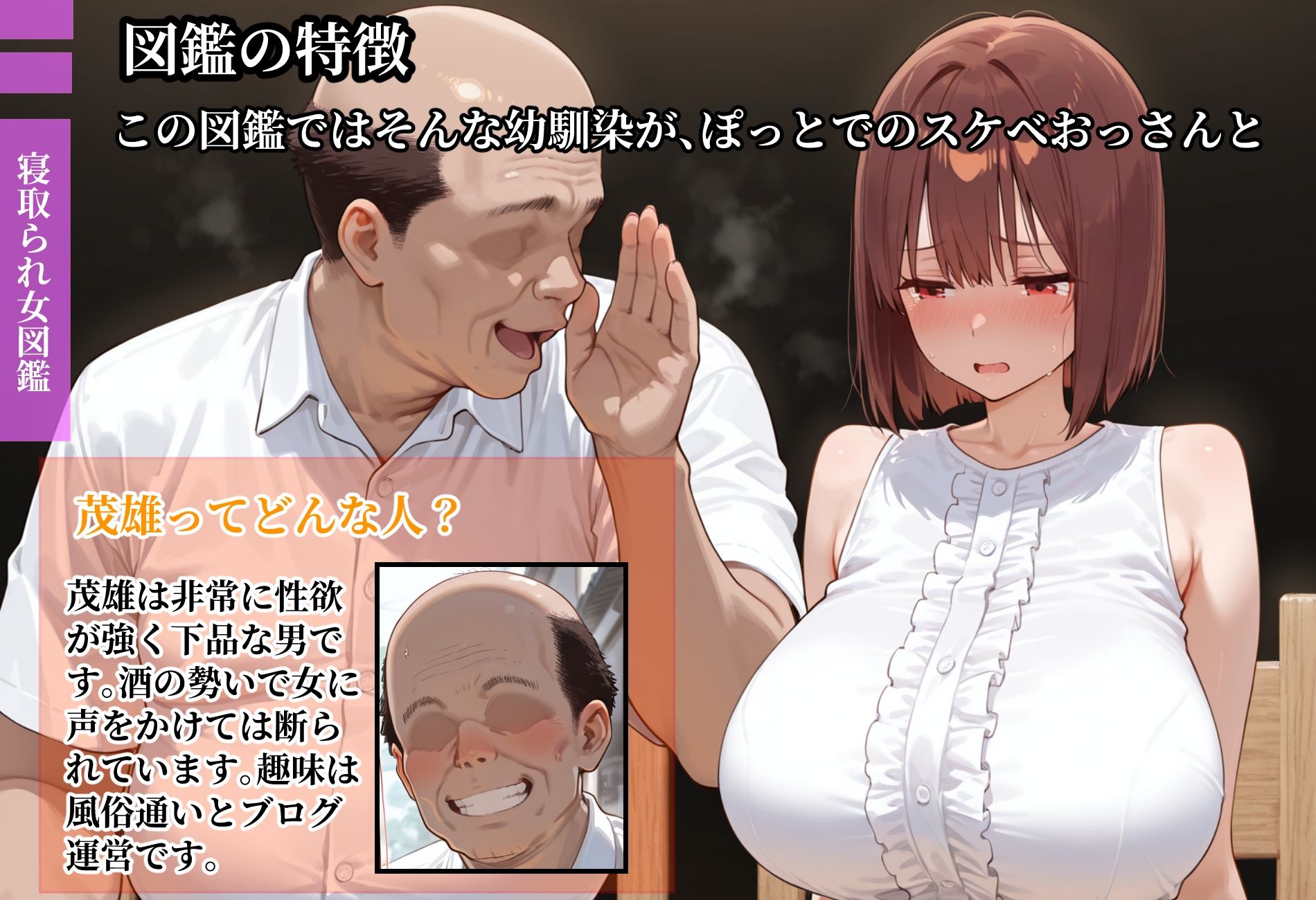 寝取られ女図鑑  楓 - サンプル画像 3