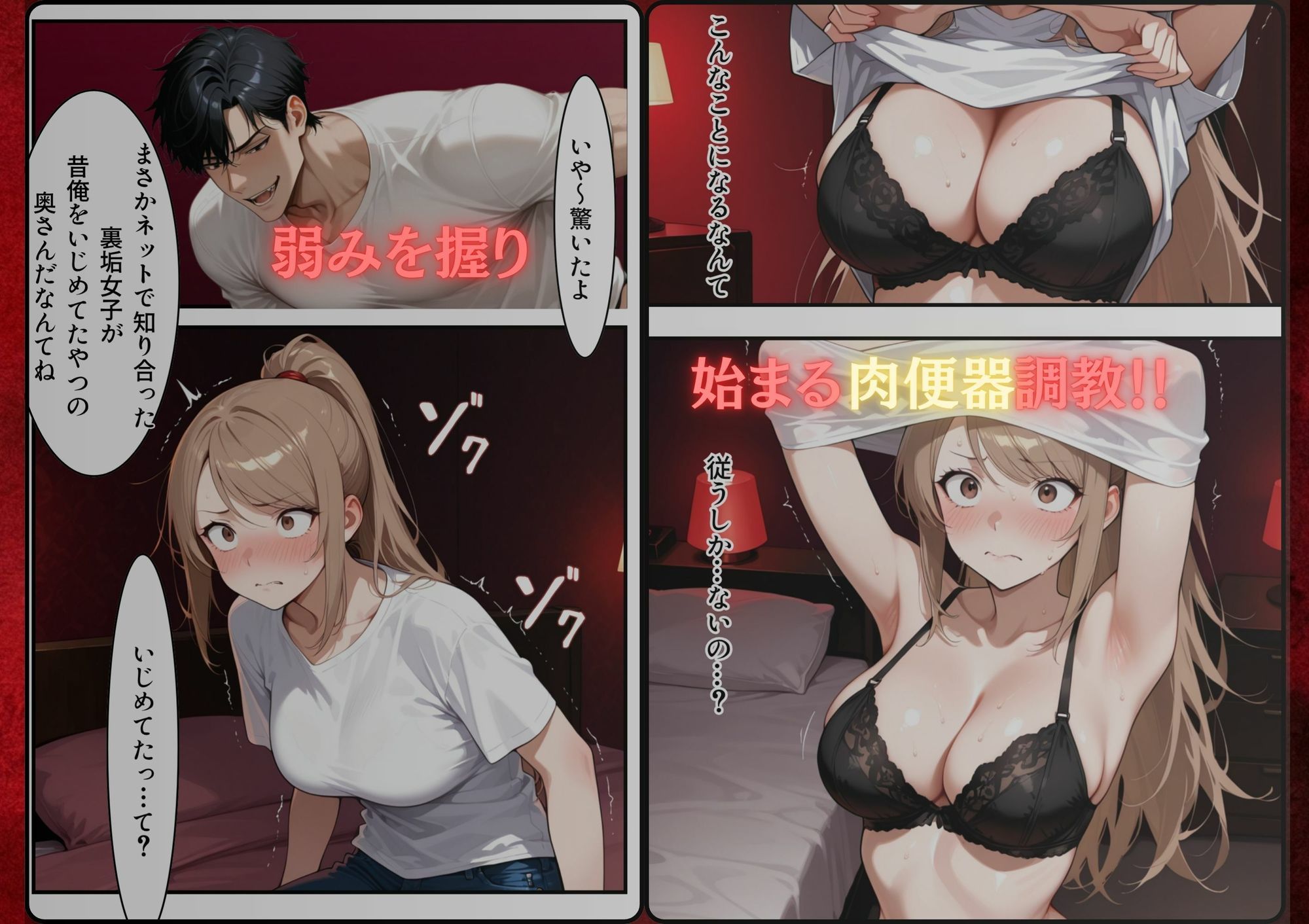 復讐NTR陥没乳首若妻肉便器化 - サンプル画像 4