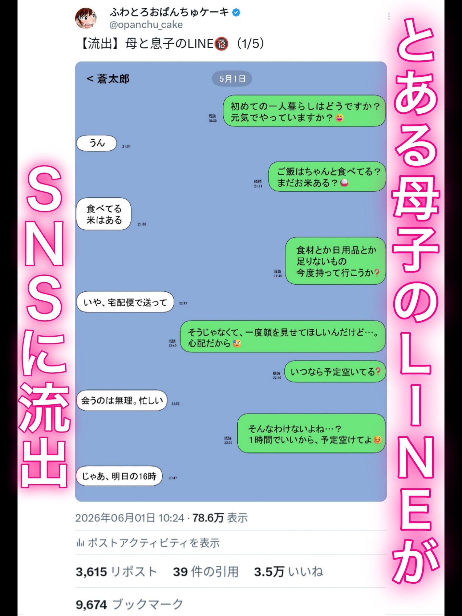 一人暮らしをする息子のアパートにノコノコ一人でやってくる不用心な母 - サンプル画像 1