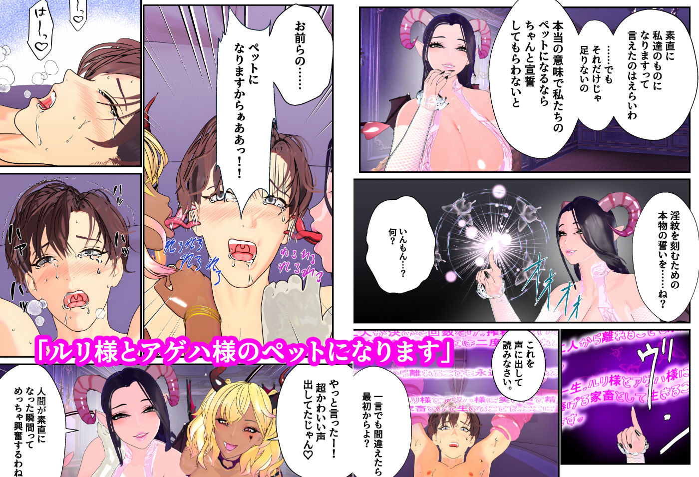 サキュバス姉妹に捕食られる - サンプル画像 6