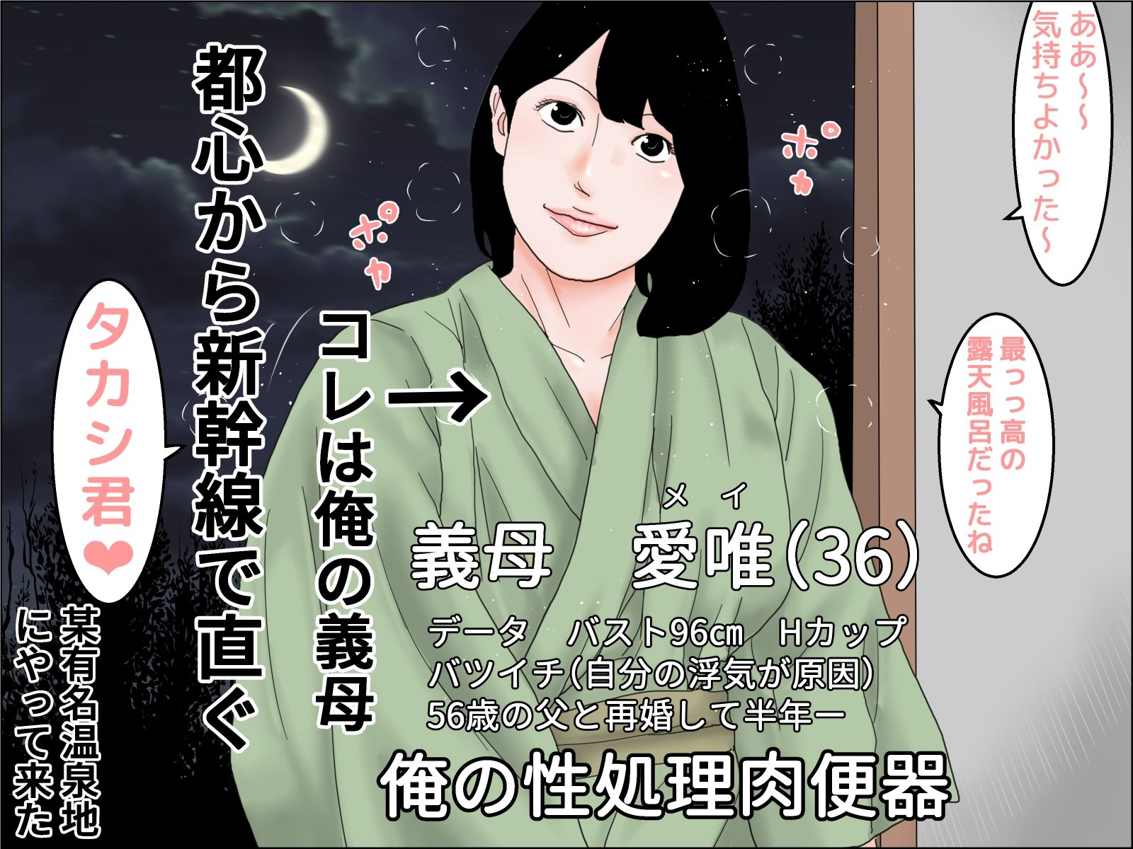 巨乳義母との誕生日旅行 - サンプル画像 1