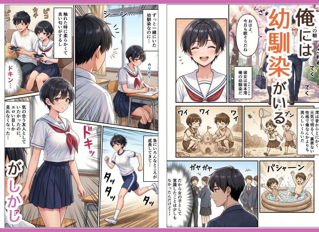 むっちり成長したボーイッシュ幼馴染がエロすぎる！ - サンプル画像 1