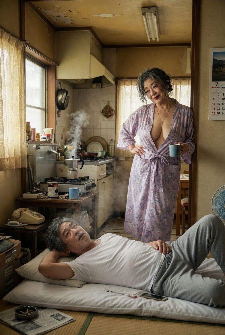 妙子（タエコ）と弘（ヒロム） 11 ー75歳タエコの熟れた欲情ー 〜六十路ヒロムと濃厚に交わる一夜〜 - サンプル画像 2