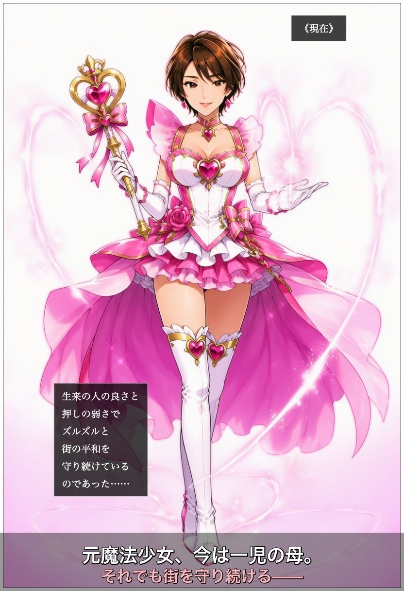魔法人妻ミラクルカレン 〜後任が見つからないので人妻になっても魔法少女続けてます〜 - サンプル画像 1