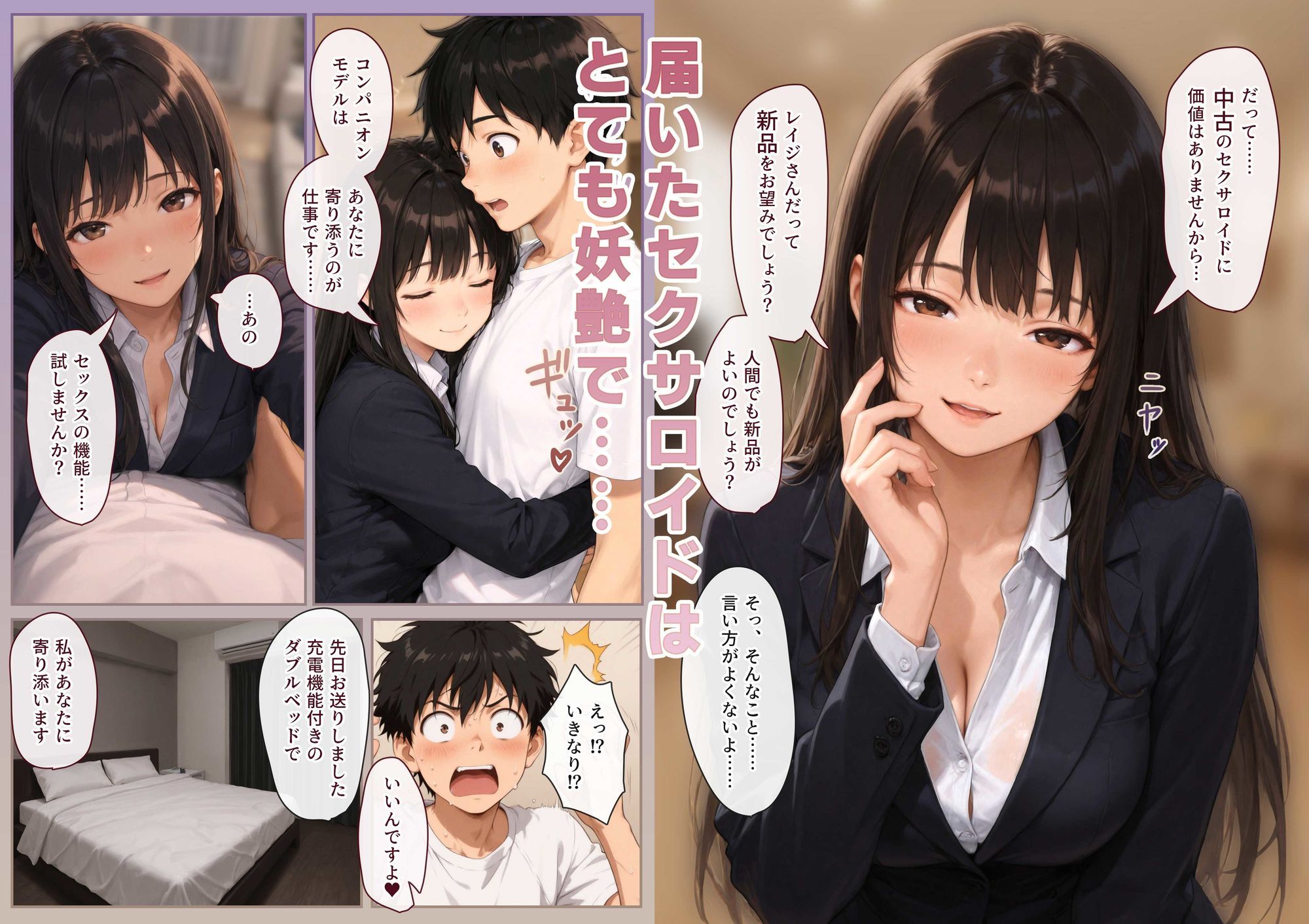 お値段100億円！セクサロイドのはじめて - サンプル画像 5