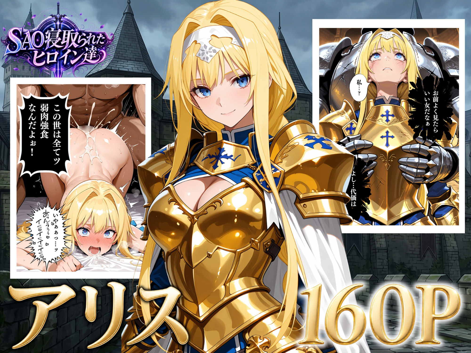 【総集編】SAO寝取られたヒロイン達 - サンプル画像 6