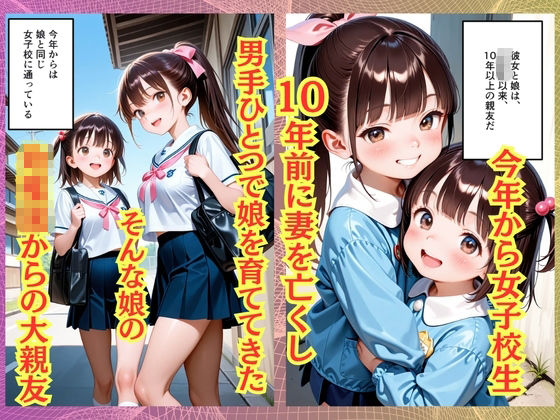 【500枚】妻を亡くして10年ご無沙汰だったおじさんが娘の同級生と子作りセックスしまくった話【女子校生】 - サンプル画像 3