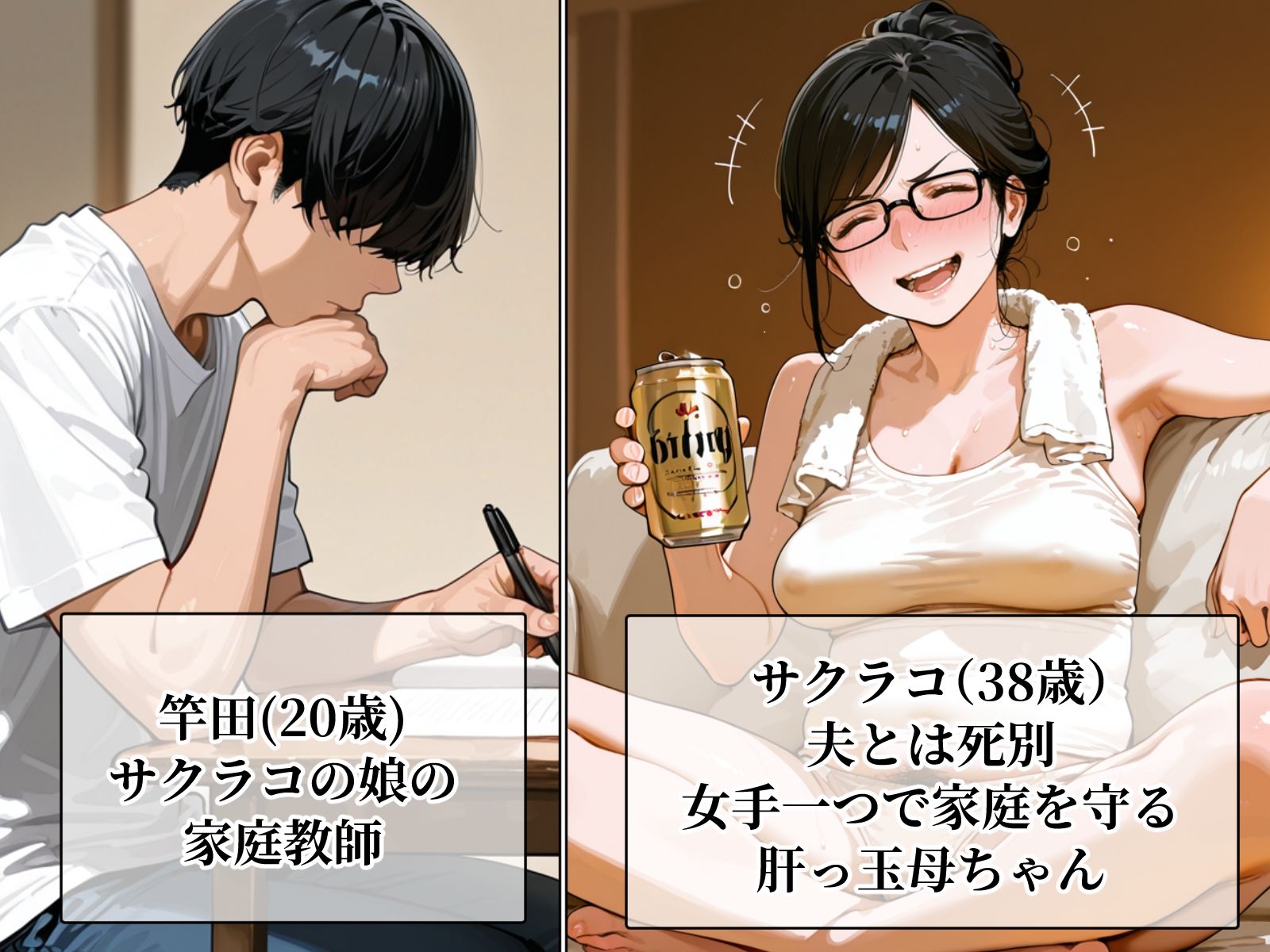 肝っ玉母ちゃん  女に戻る - サンプル画像 1