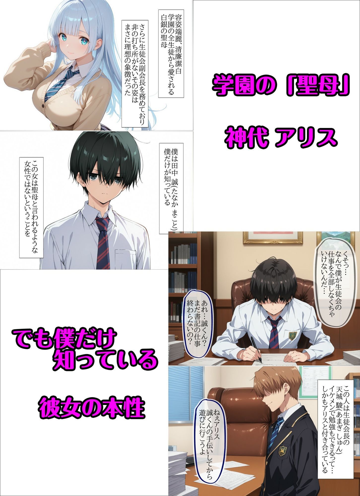 微睡の残視 俺にだけ冷たい聖母サマ催●で堕ちる - サンプル画像 1