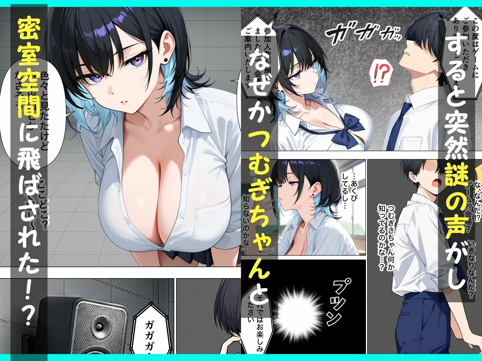 童貞陰キャの僕がジト目クールギャルと絶頂しないと出られない部屋で生ハメセックスしまくる話 - サンプル画像 3