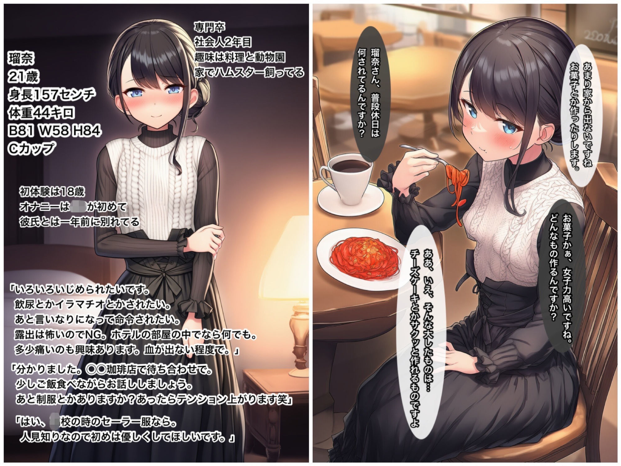 ドMな女2 責められたすぎる清楚系ガール - サンプル画像 2