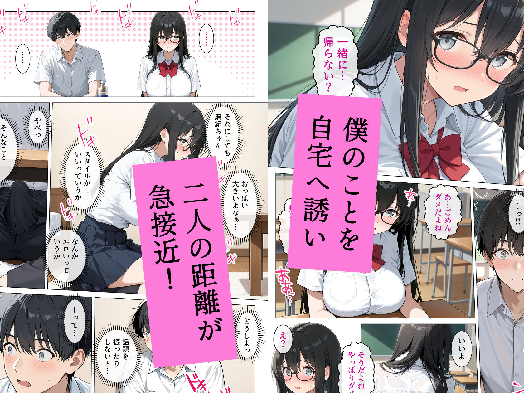 恋愛漫画みたいに互いを意識してたら両想いと分かって性欲全開発情セックス - サンプル画像 6