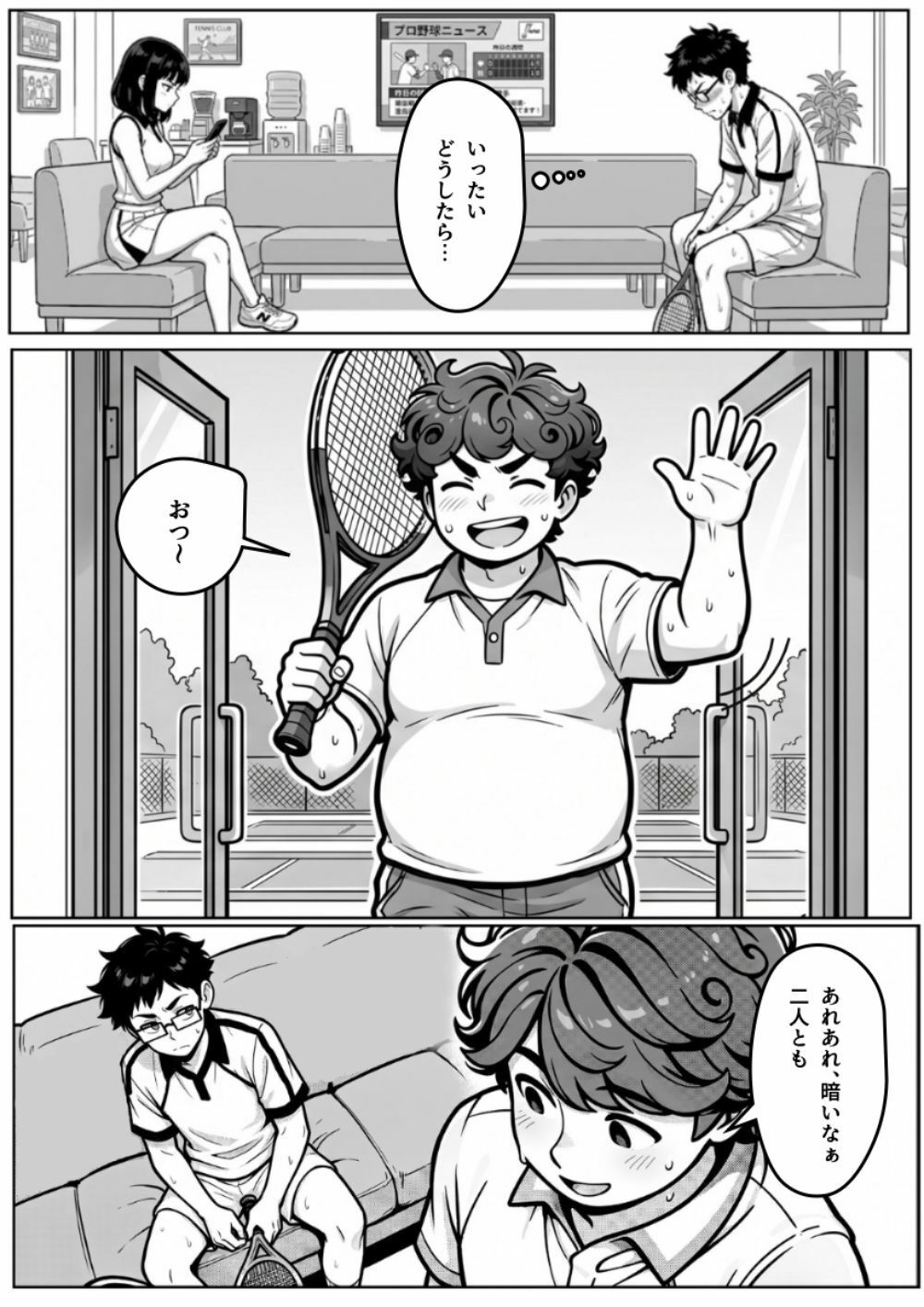 本能に狂わされるわからせ特訓:最悪の相性だった僕たちが、夜のラリーで無敵のペアになるまで - サンプル画像 4
