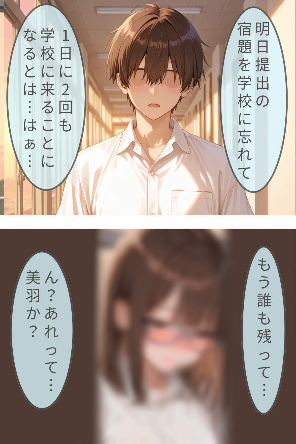 茜空に溶ける肌色 - サンプル画像 1