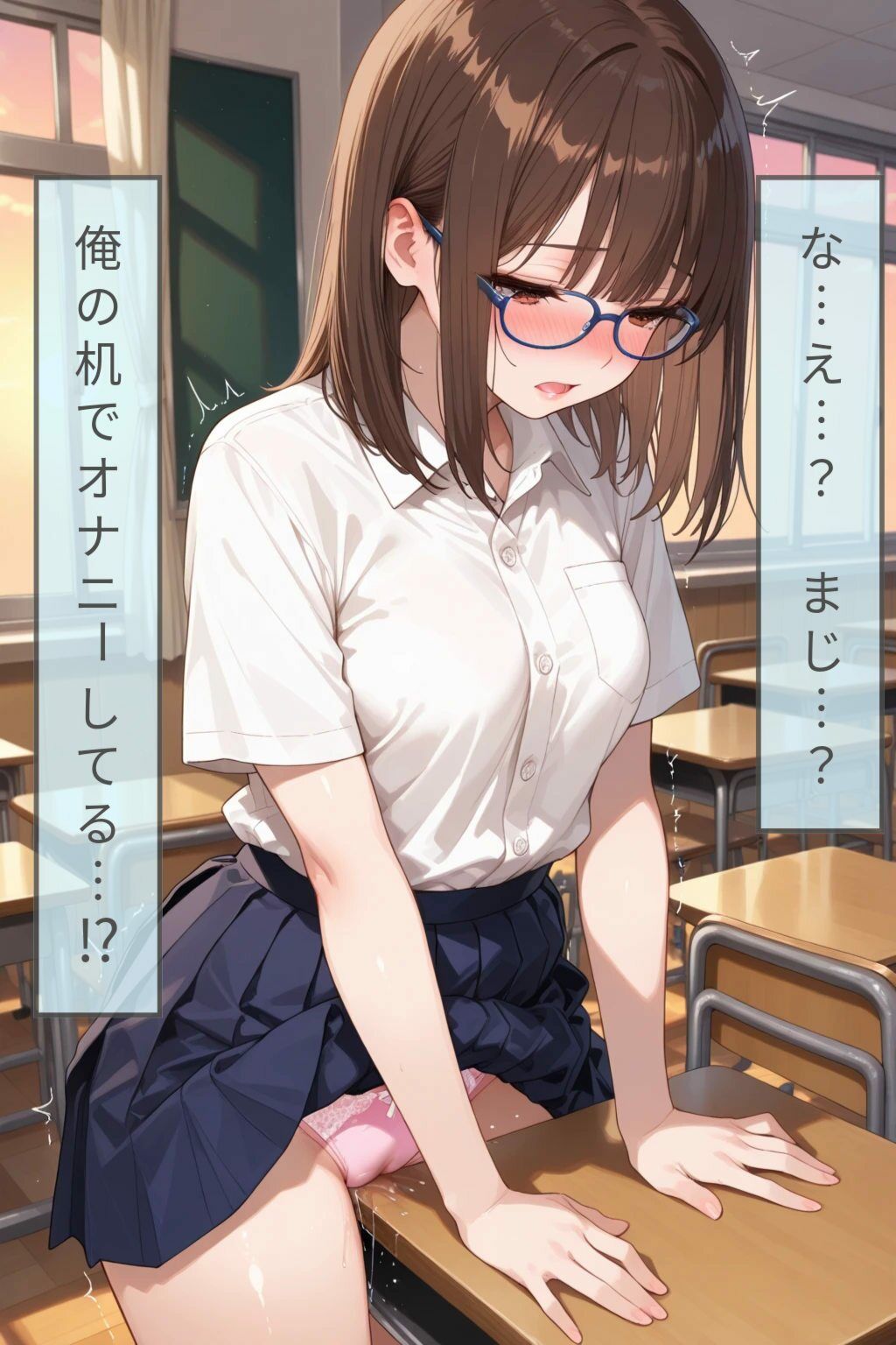 茜空に溶ける肌色 - サンプル画像 2