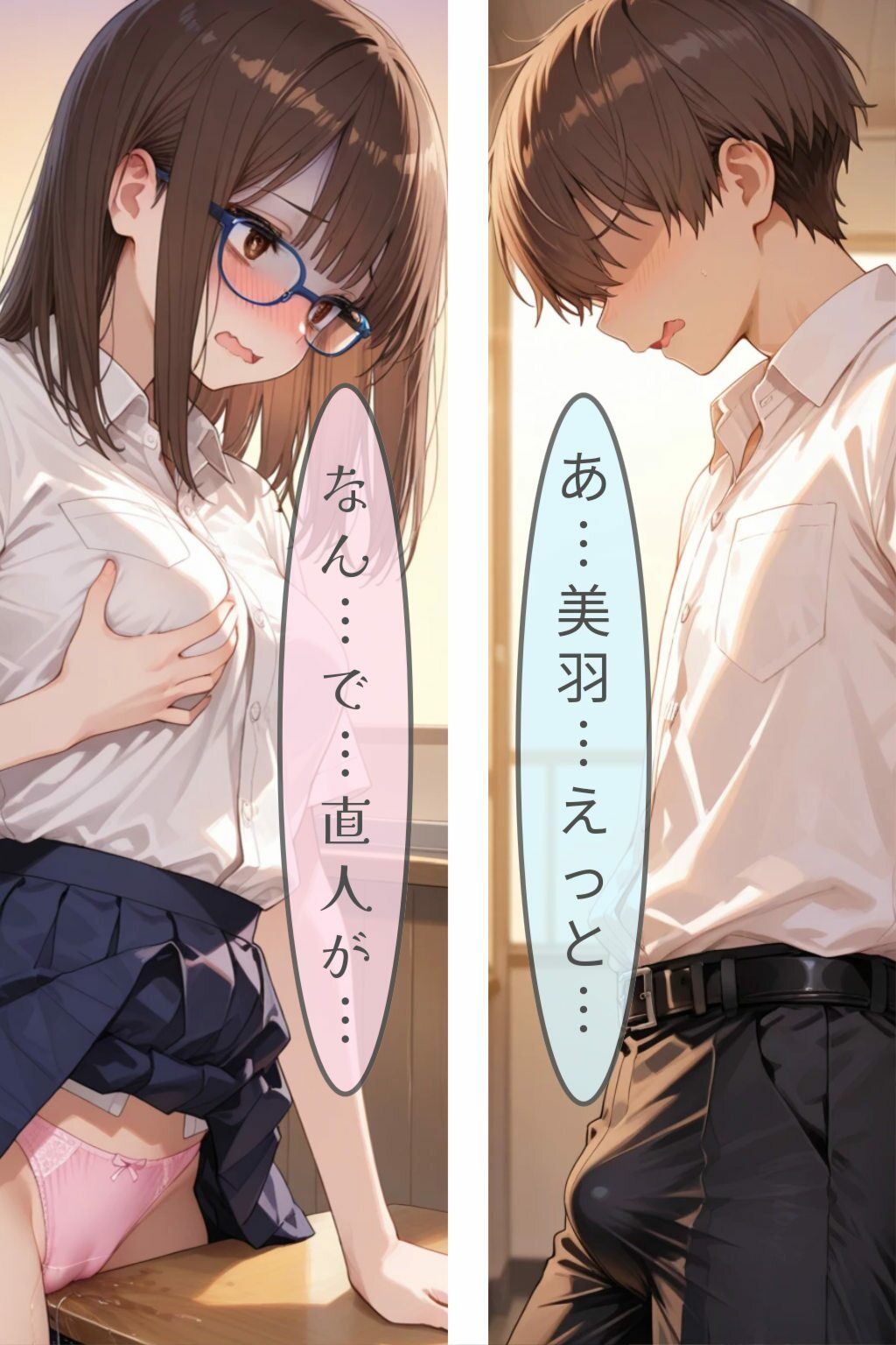 茜空に溶ける肌色 - サンプル画像 6