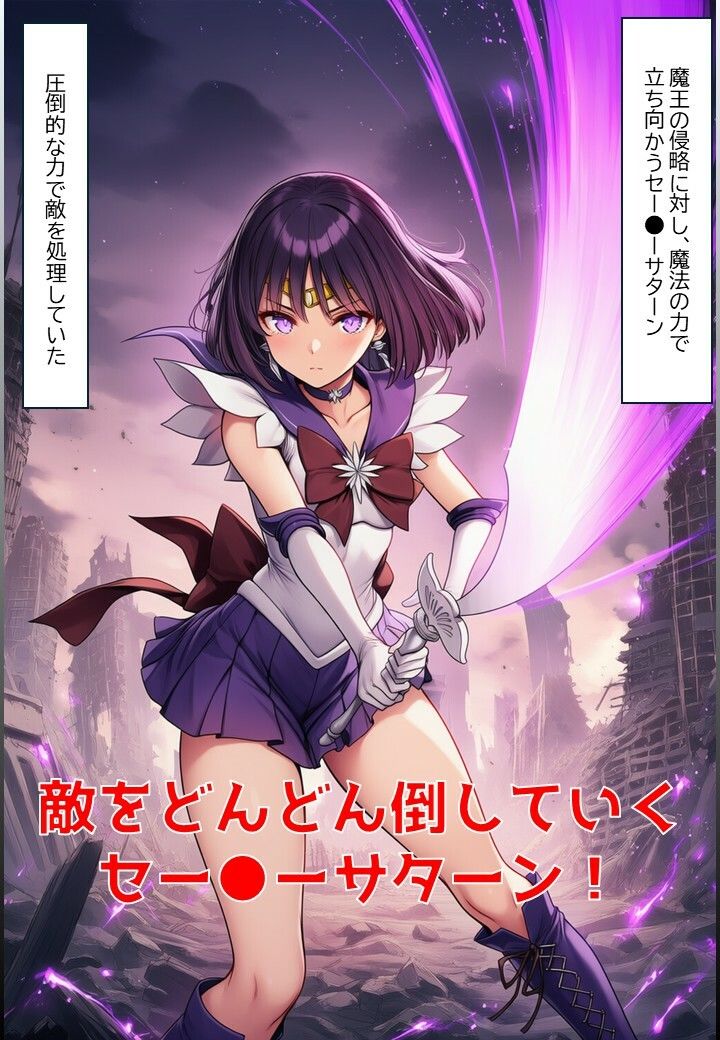 土星戦士の悪堕ち〜セー●ーサターンの受難〜 - サンプル画像 1