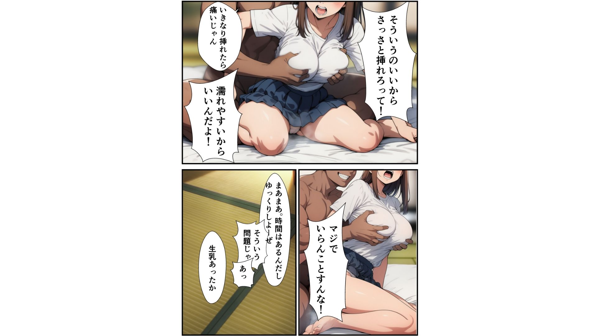 生意気なJKが弱みを握られSEXにもちこまれる話 - サンプル画像 7