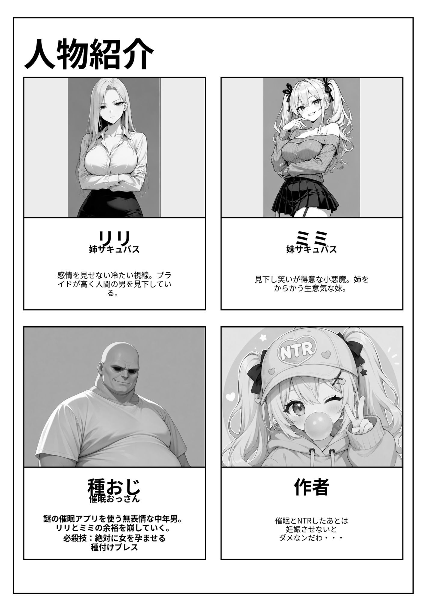 サキュバスは催●おっさんに逆らえない！ - サンプル画像 1