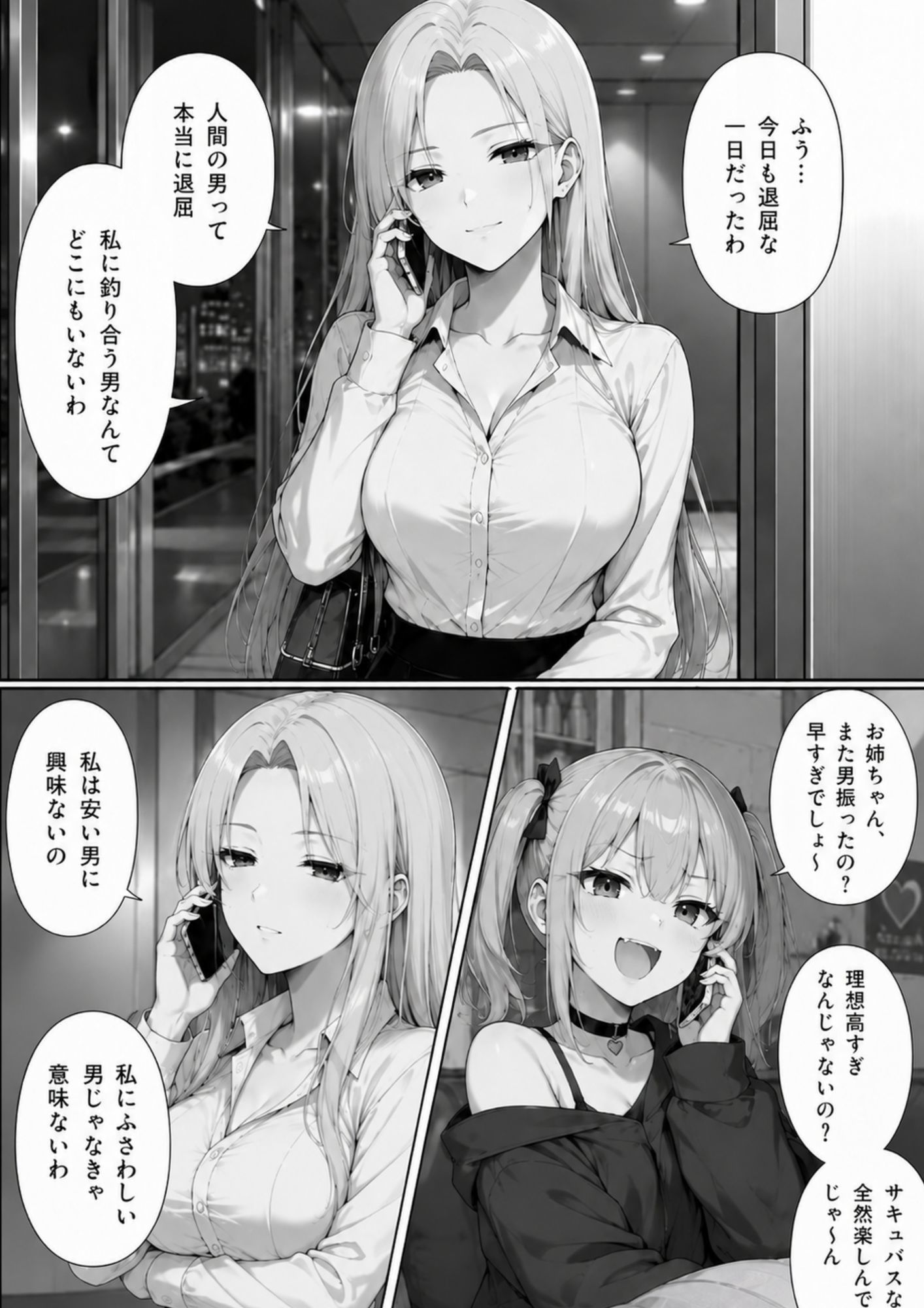 サキュバスは催●おっさんに逆らえない！ - サンプル画像 2