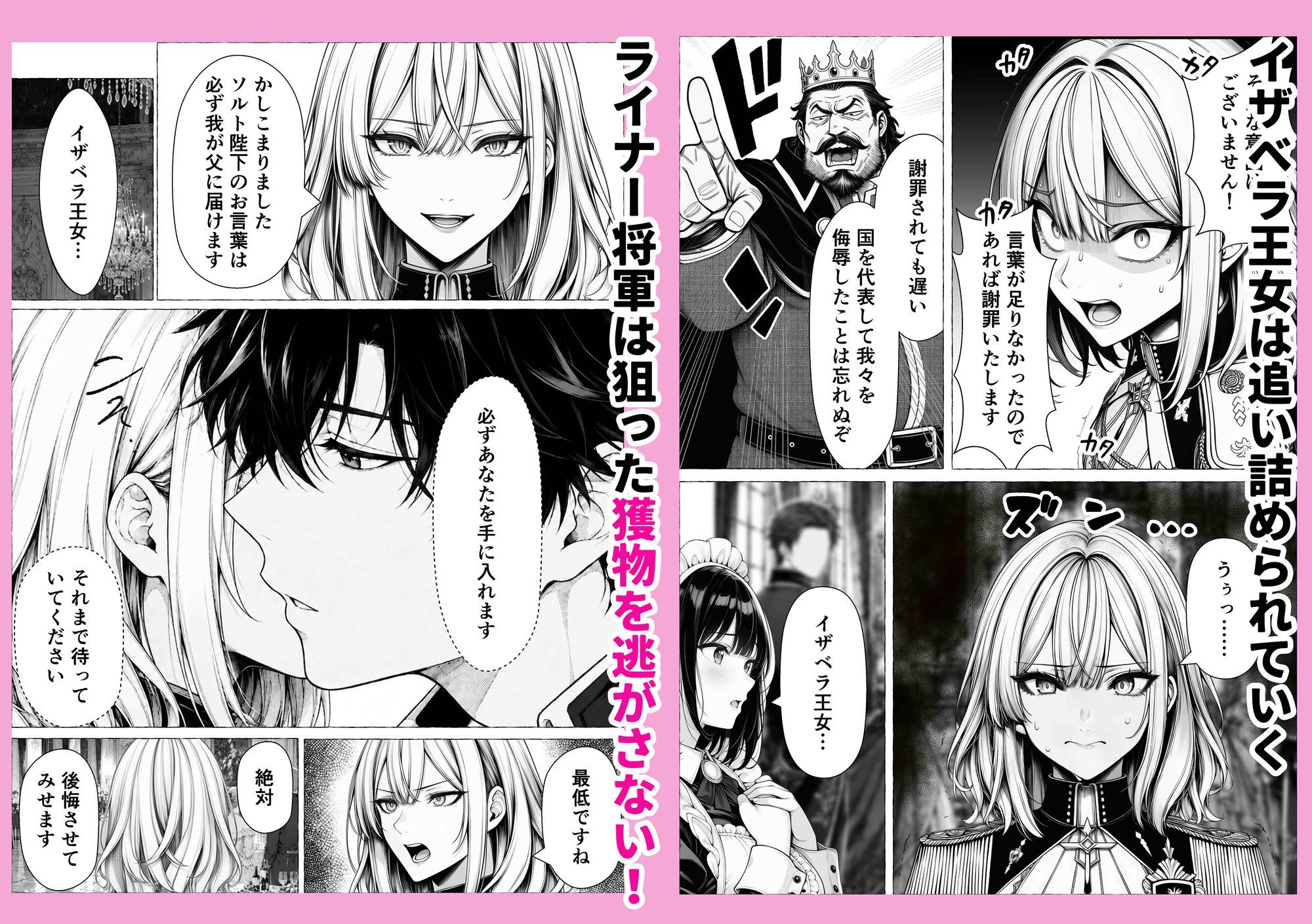 婚約者のいる敗戦国の王女が、信じた侍女に裏切られ気高い誇りごと男に堕とされるまで - サンプル画像 5