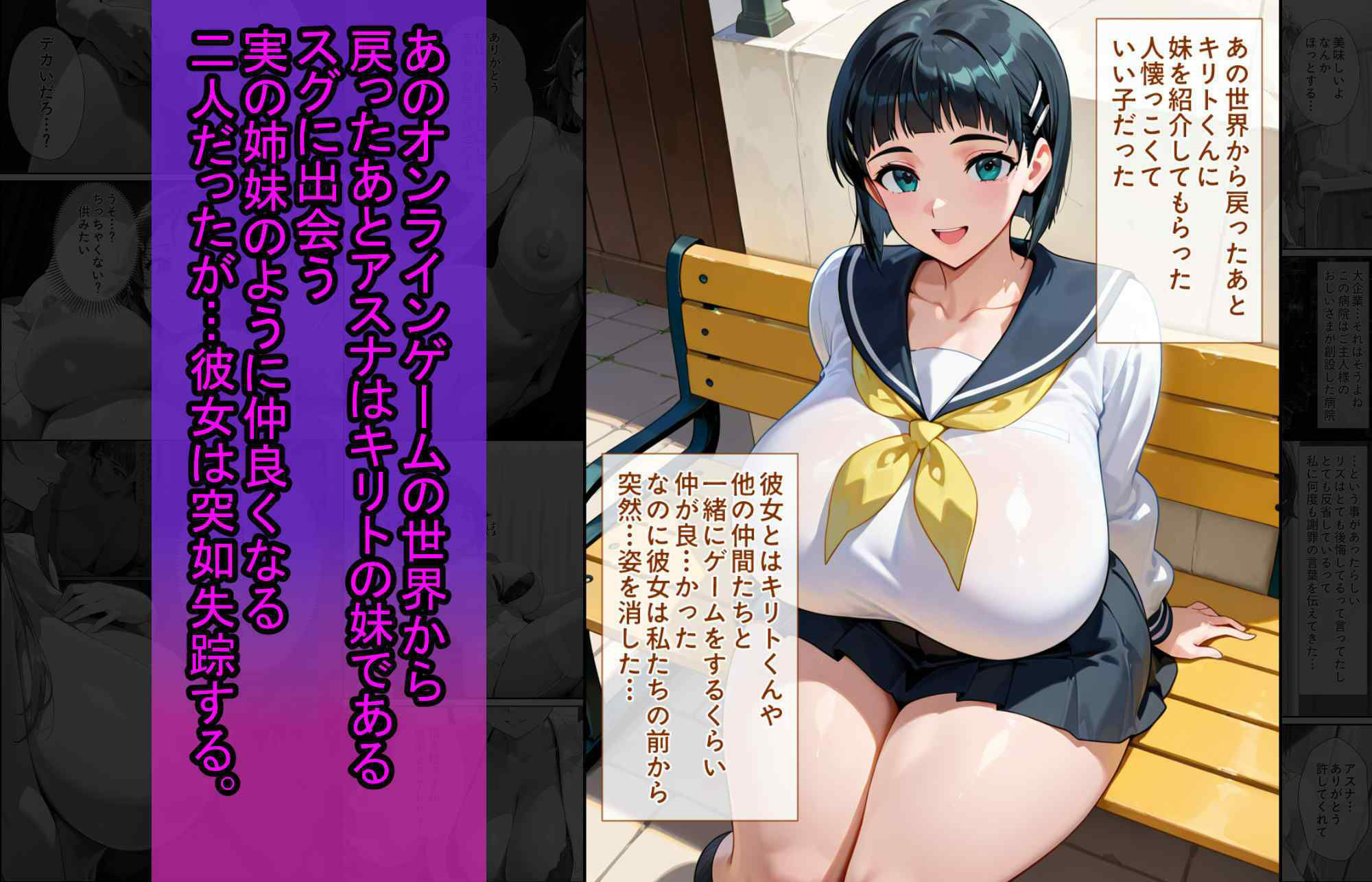 爆乳J●  アスナちゃんが巨根おじさんに寝取られる  話12 - サンプル画像 3
