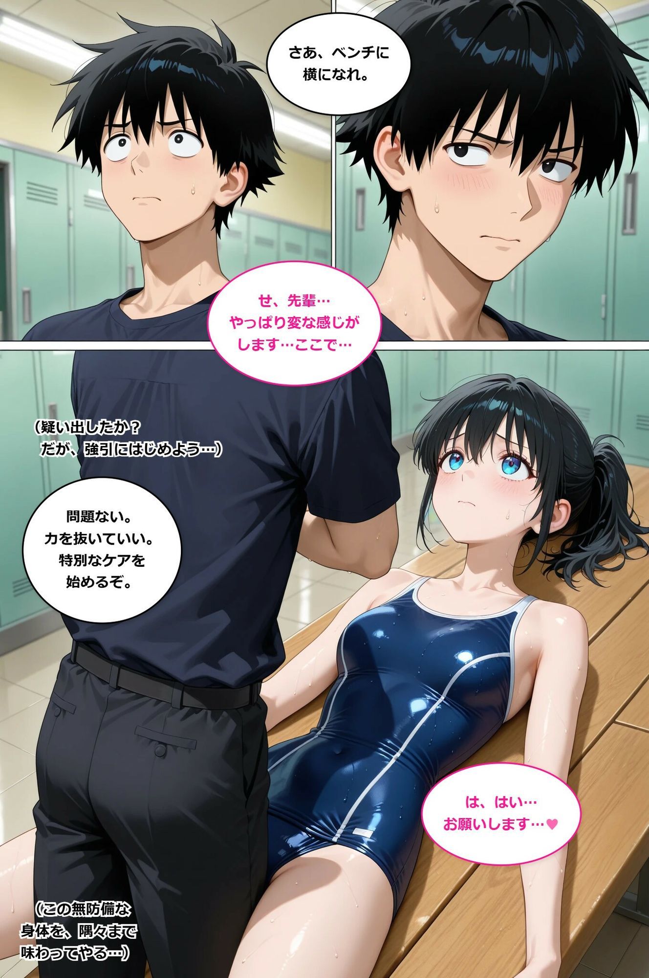 放課後の特別指導〜水泳部の先輩に、ぜんぶ教えてもらいました〜 - サンプル画像 3