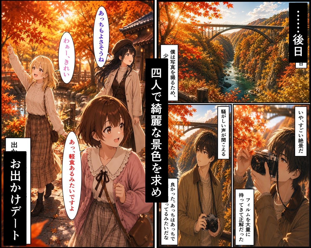 無防備すぎる同級生に、理性が追いつかなかった話 第13話「温泉旅行の始まり」 - サンプル画像 8