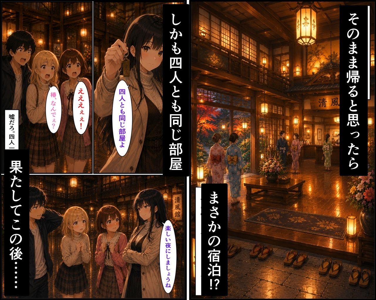 無防備すぎる同級生に、理性が追いつかなかった話 第13話「温泉旅行の始まり」 - サンプル画像 10