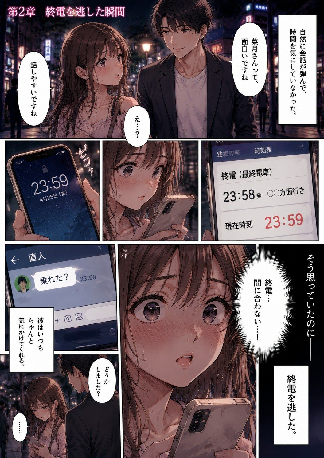ナンパ男に連れて行かれた夜、彼氏には言えない ―断れなかった― - サンプル画像 2