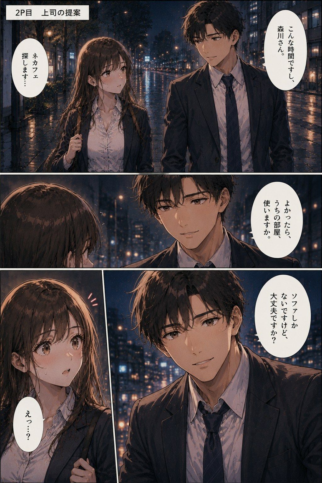 新入社員の彼女は、終電を逃した夜を忘れられなかった ―教育係の上司と、もう一度だけ― - サンプル画像 2