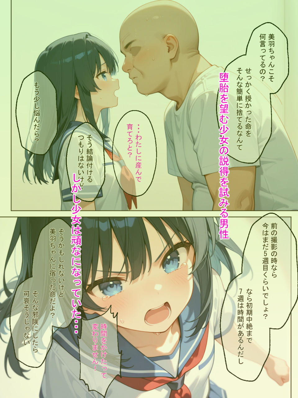 彼氏に内緒で援交した少女が孕んでいたので遠慮なく中出しセックスを楽しんでみた！！ - サンプル画像 5