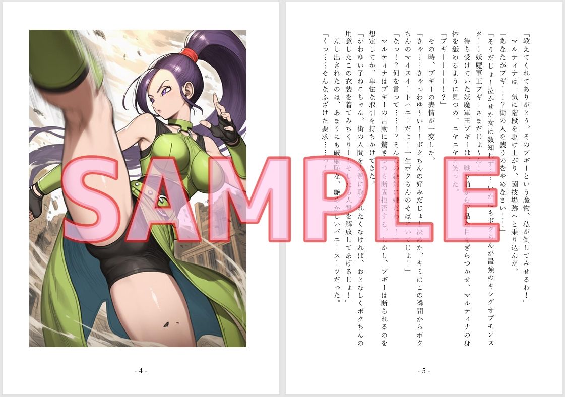 堕ちた気高き戦姫:マルティナが魔王軍に捕まってあんなこともこんなことも - サンプル画像 4