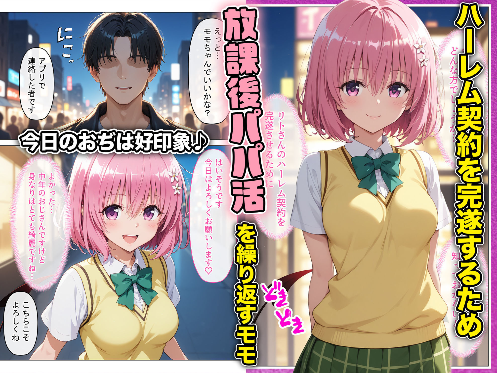 放課後、彼女たちはパパと会う〜本番NGのはずが…生中出し種付けレ●プされてまさかの快楽堕ち〜 - サンプル画像 1