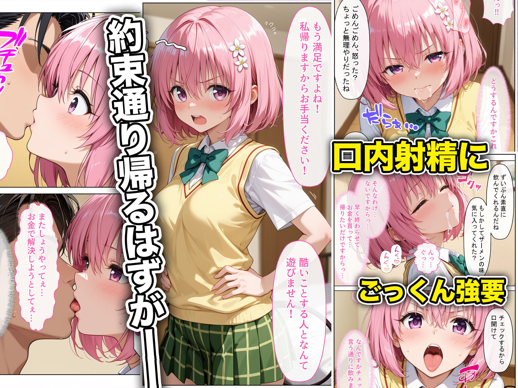 放課後、彼女たちはパパと会う〜本番NGのはずが…生中出し種付けレ●プされてまさかの快楽堕ち〜 - サンプル画像 7