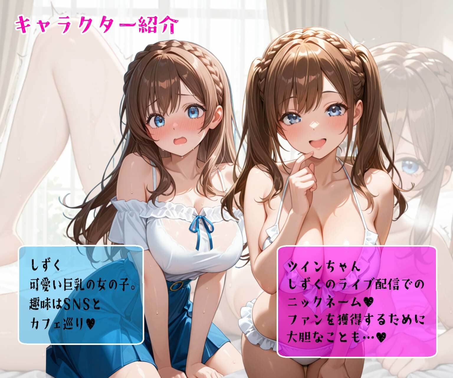 巨乳パイパン女子  Hな生配信 - サンプル画像 9