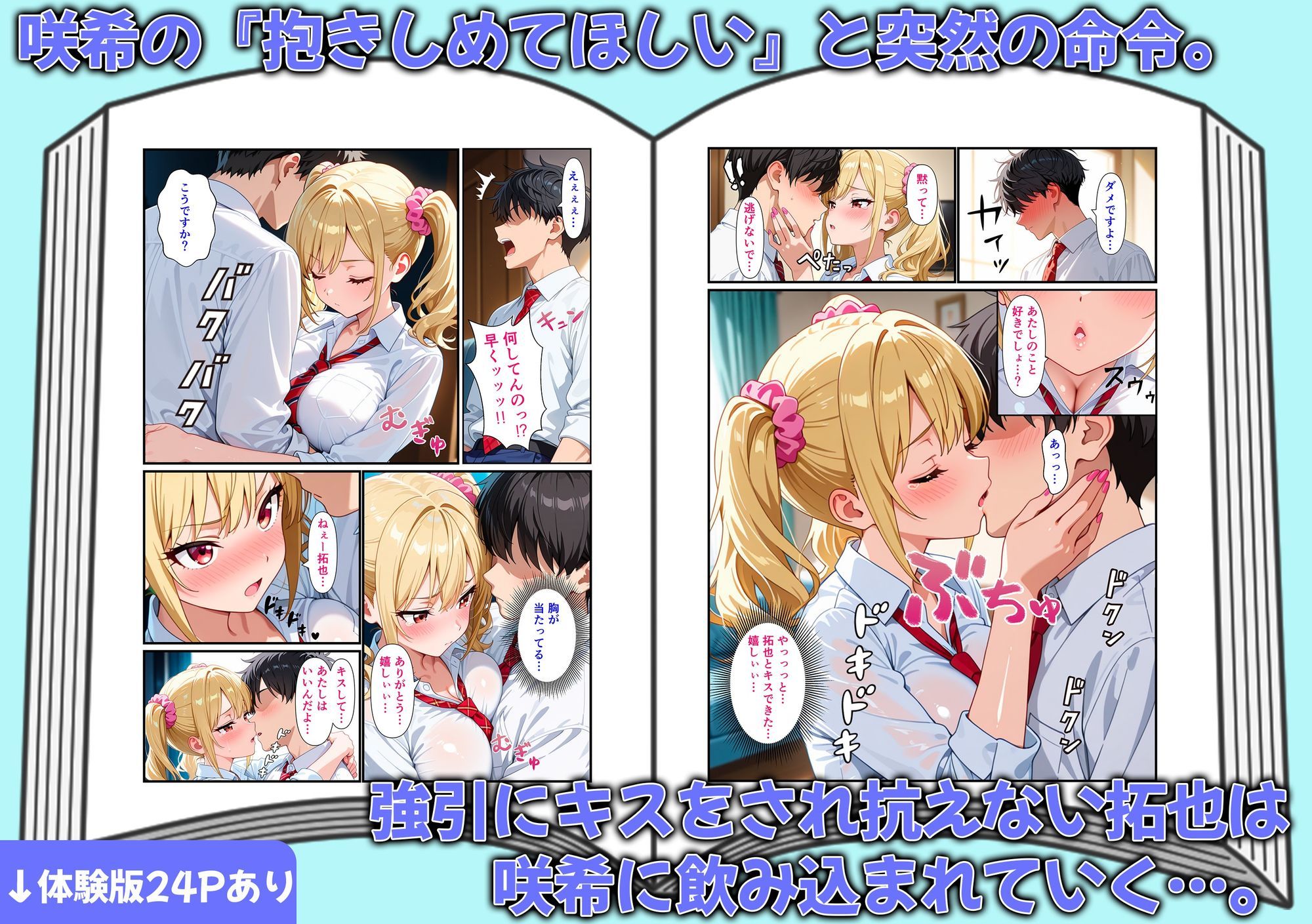 強引な幼馴染ギャルにキスされ…イチャラブHになって恋した話  ねぇ…こんなあたしもどう？ - サンプル画像 5