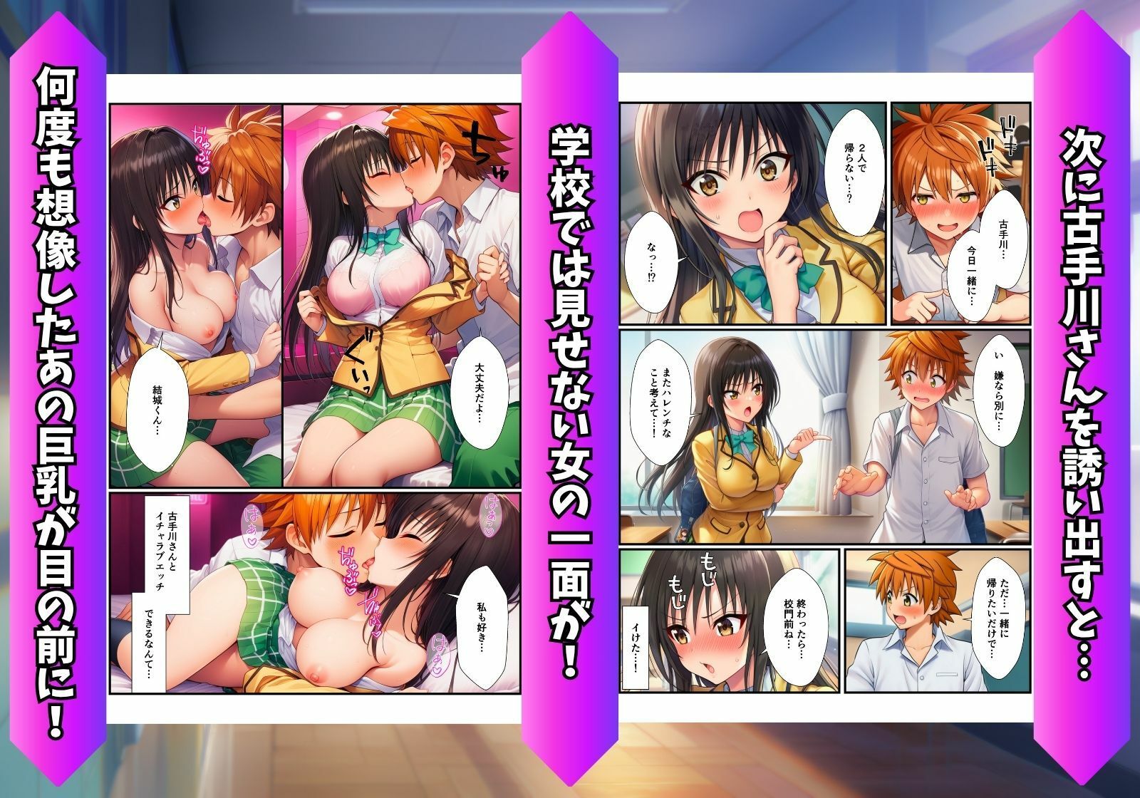 陰キャの俺がリトに憑依！トラブル娘とイチャラブ孕ませ放題！ - サンプル画像 4