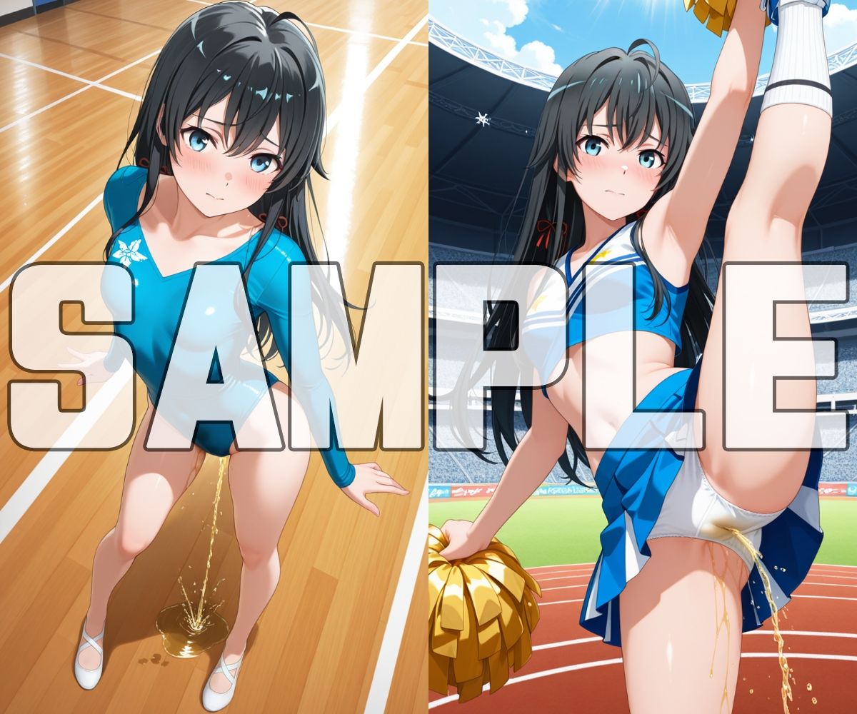 おしっこお漏らしチャレンジ【俺ガ〇ル スクールライフ編】 - サンプル画像 2