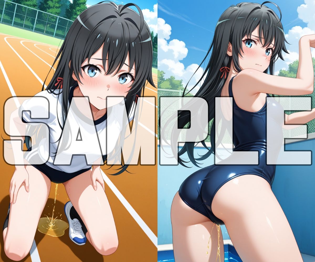 おしっこお漏らしチャレンジ【俺ガ〇ル スクールライフ編】 - サンプル画像 3