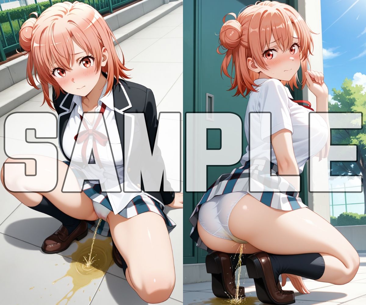 おしっこお漏らしチャレンジ【俺ガ〇ル スクールライフ編】 - サンプル画像 4