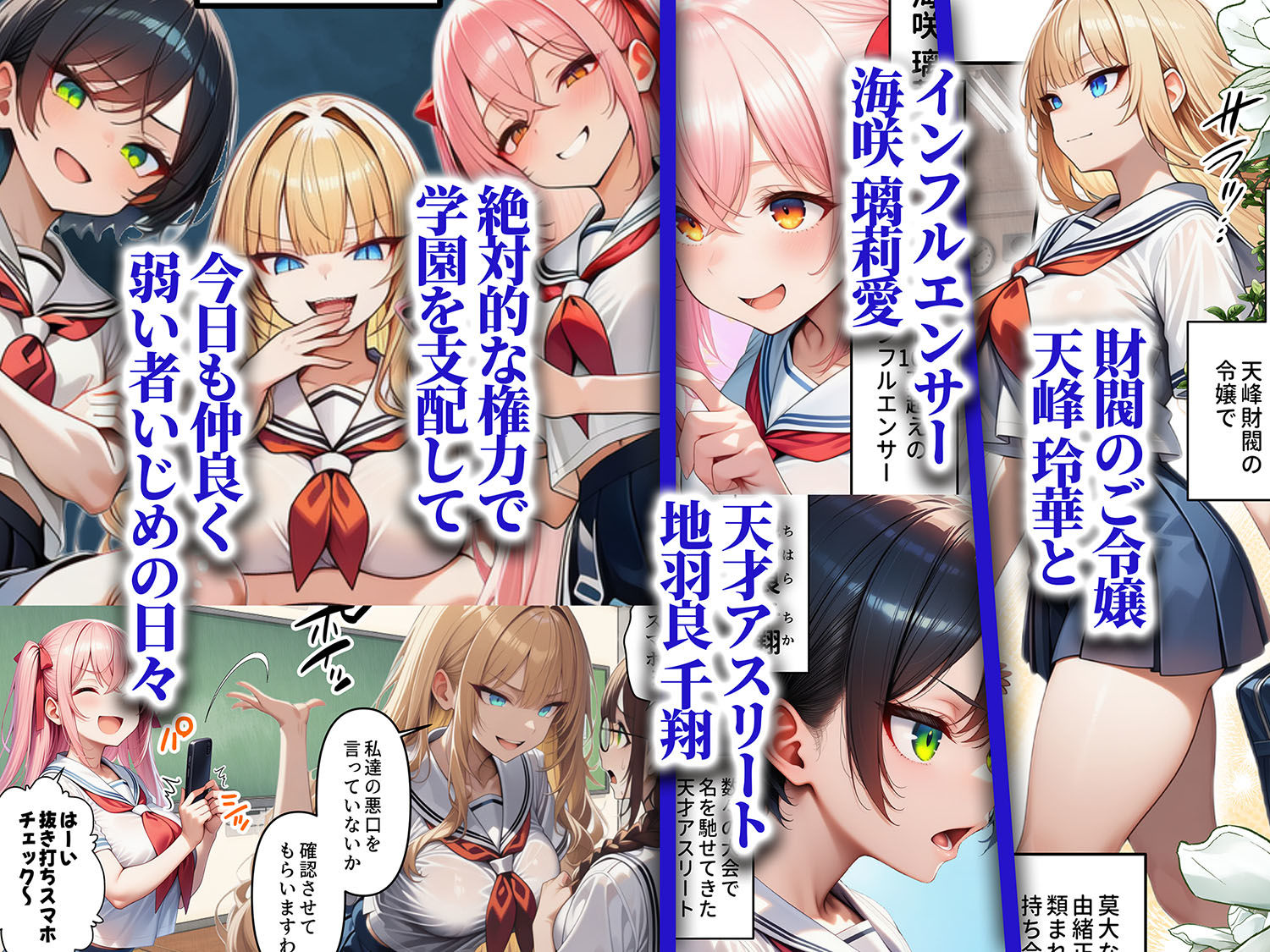人質ライブ配信2 学園投票編 一軍女子がクラスのおもちゃ - サンプル画像 1