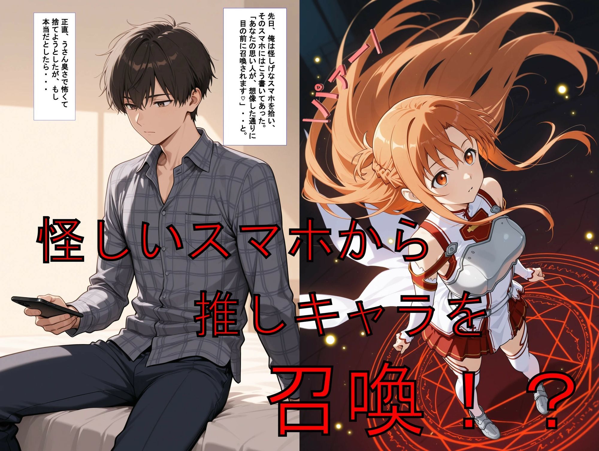 推しキャラ召喚した俺！  気高き美女を犯し、心を掌握！ - サンプル画像 1