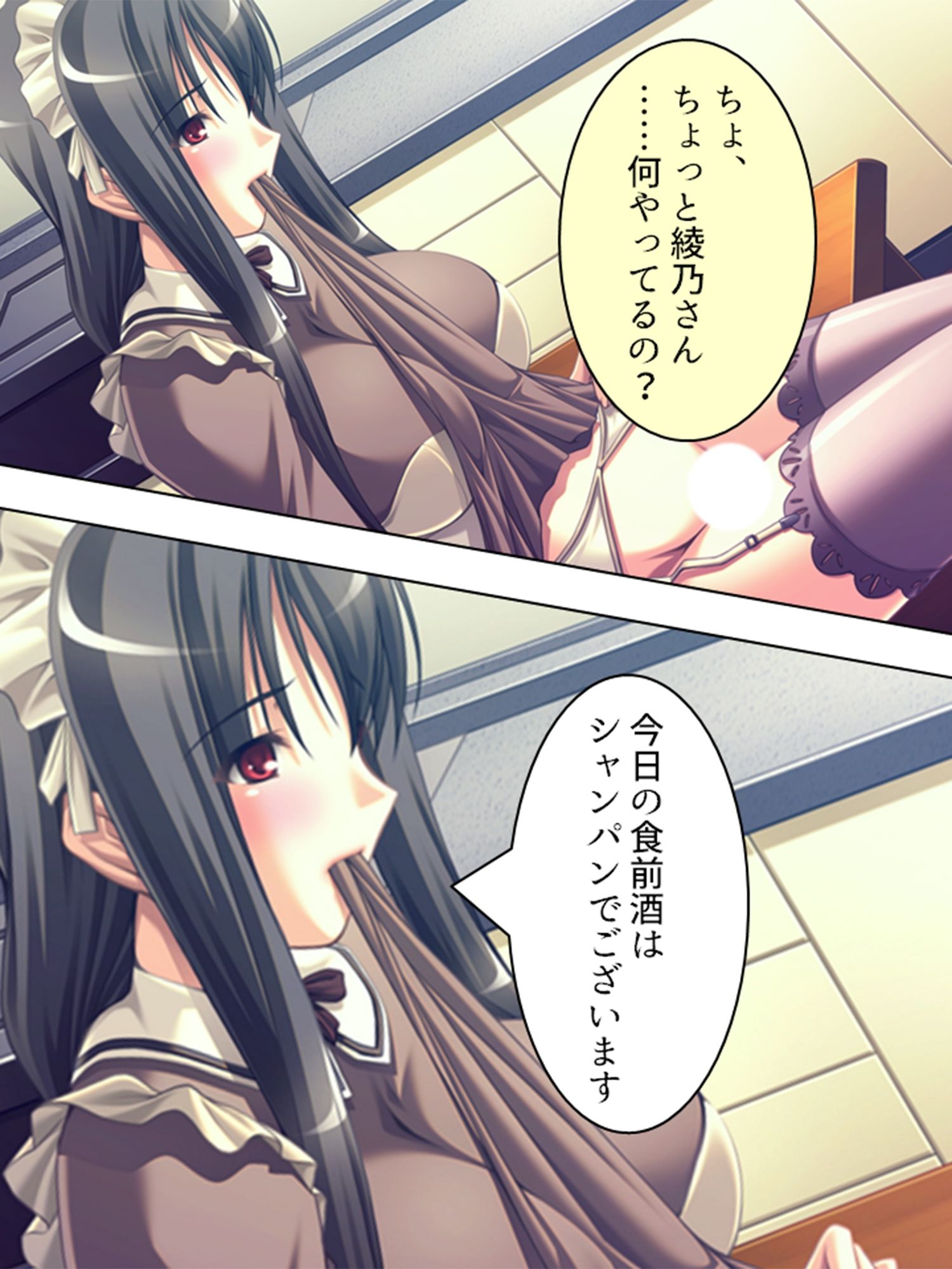黒髪お姉さんメイドの桃色いちゃらぶご奉仕生活  ＜総集編＞ - サンプル画像 4