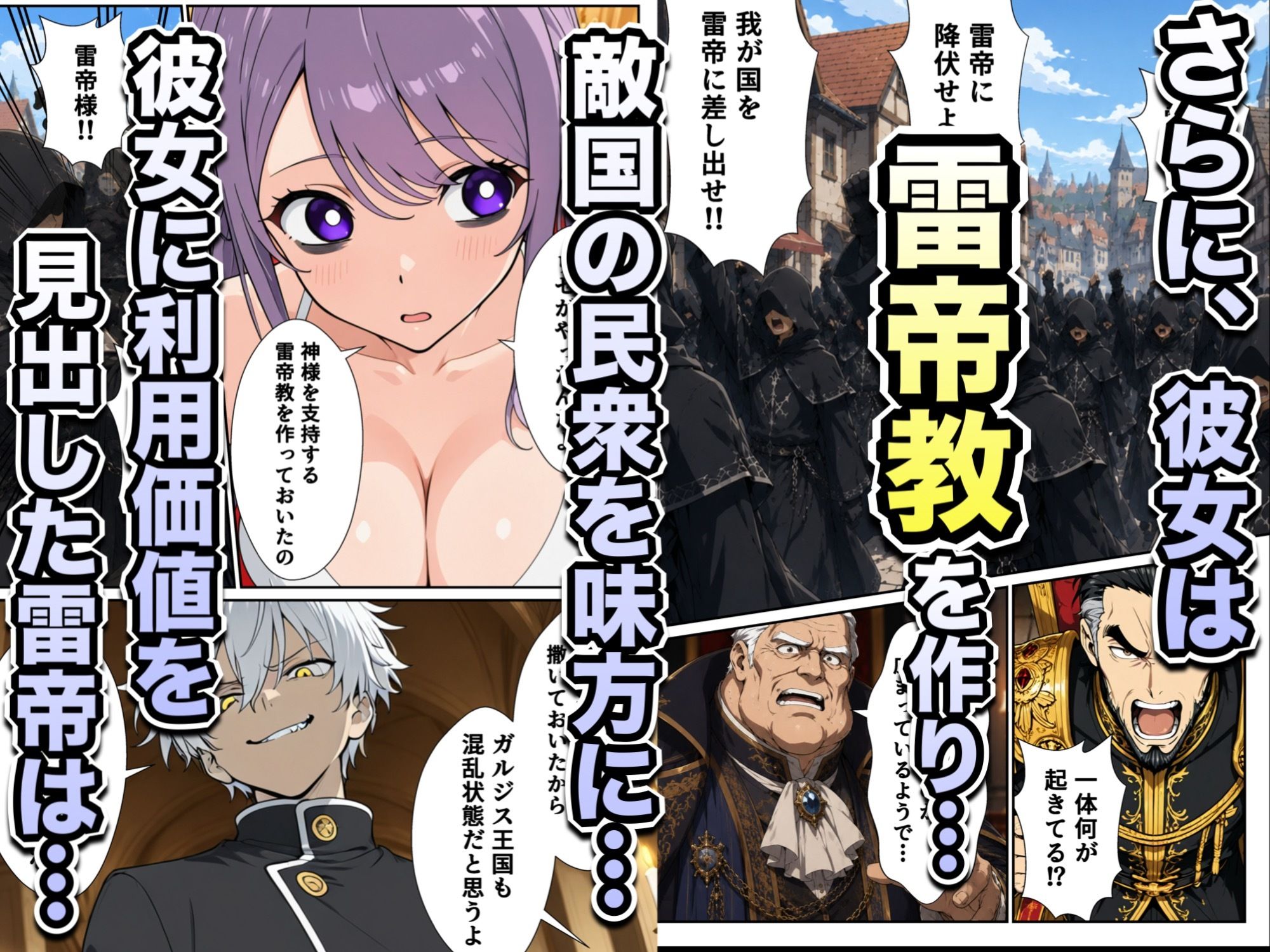 異世界召喚された最弱の雷魔法使い、体術で無双しまくり国へ復讐し、女全員を性奴●にした話2 - サンプル画像 5
