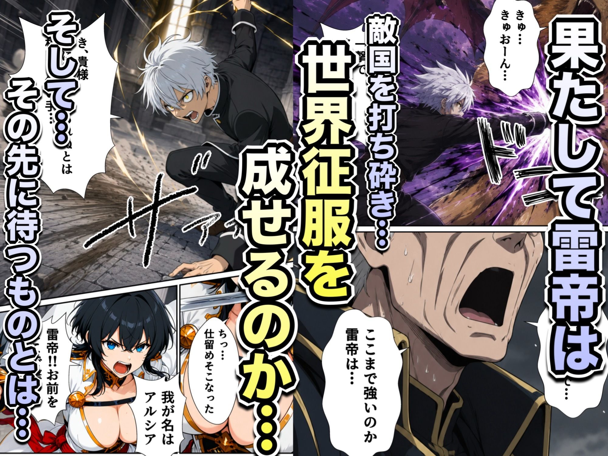 異世界召喚された最弱の雷魔法使い、体術で無双しまくり国へ復讐し、女全員を性奴●にした話2 - サンプル画像 9