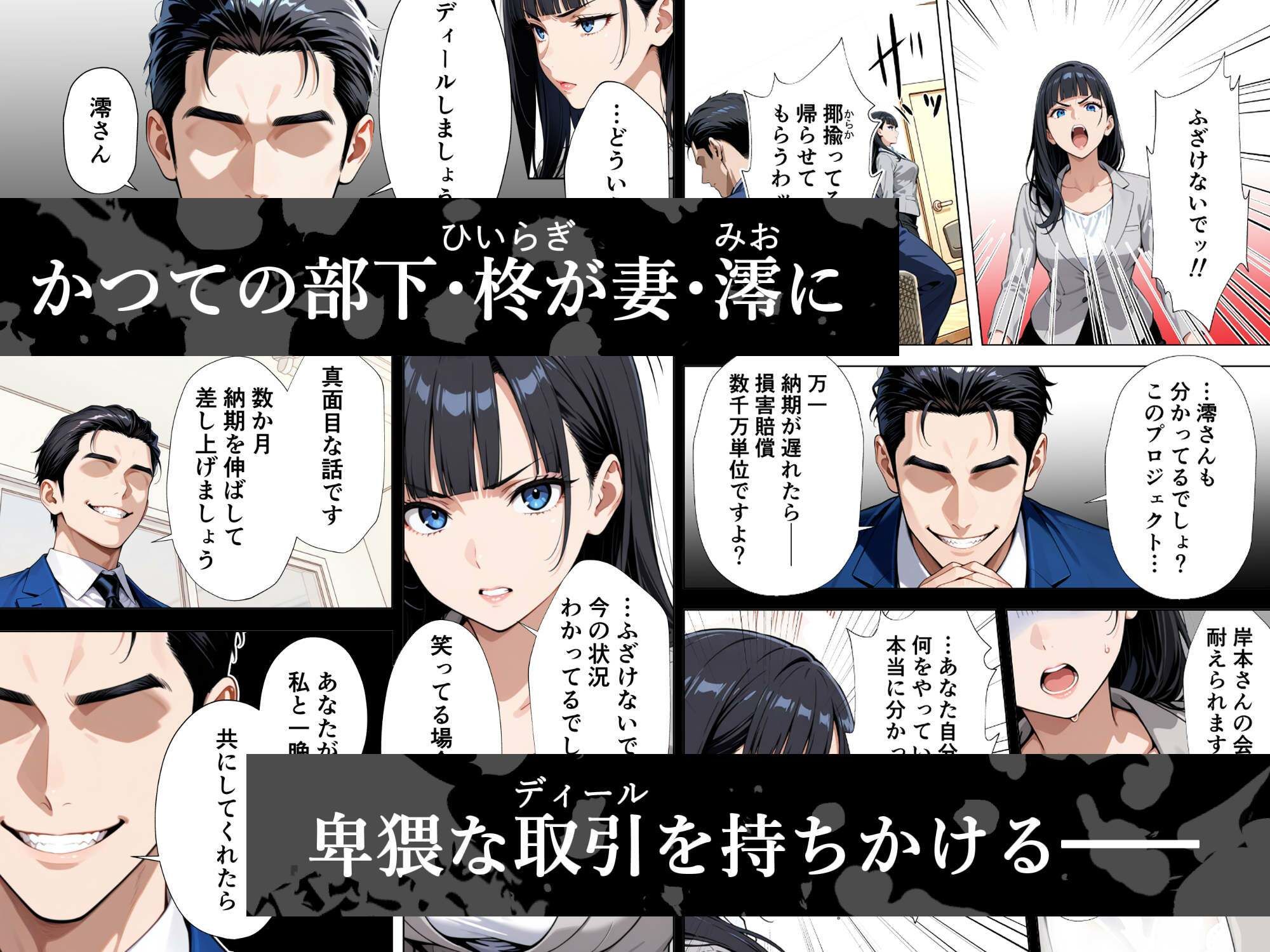 完璧妻の禁断寝取られディール〜夫の会社を救うのは、私の連続絶頂だけ〜 - サンプル画像 2